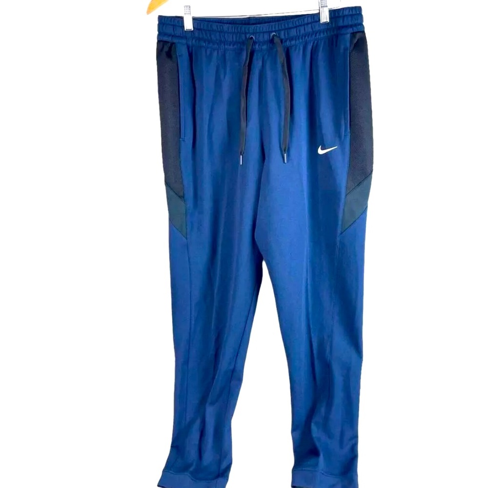 Nike Dri-Fit Showtime Basketball Sweatpants Joggers Mens XL Blue Stretch $75
